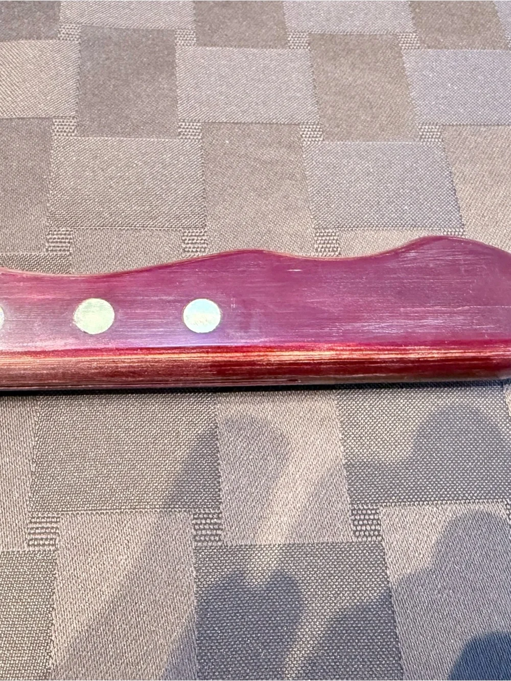 Individual Smith & Wollensky Steak House Walco Big Red Jumbo Steak Knife, 10”